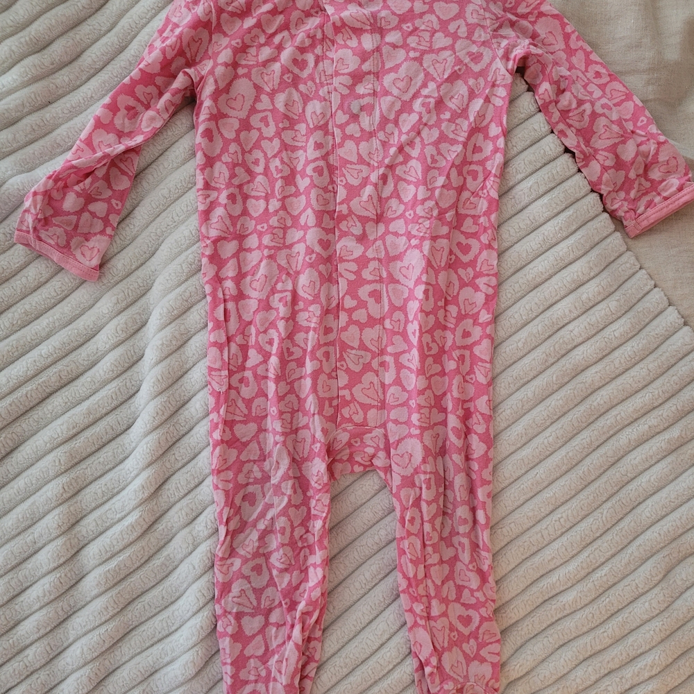 Magnetic Me Pink Heart Kids Footie